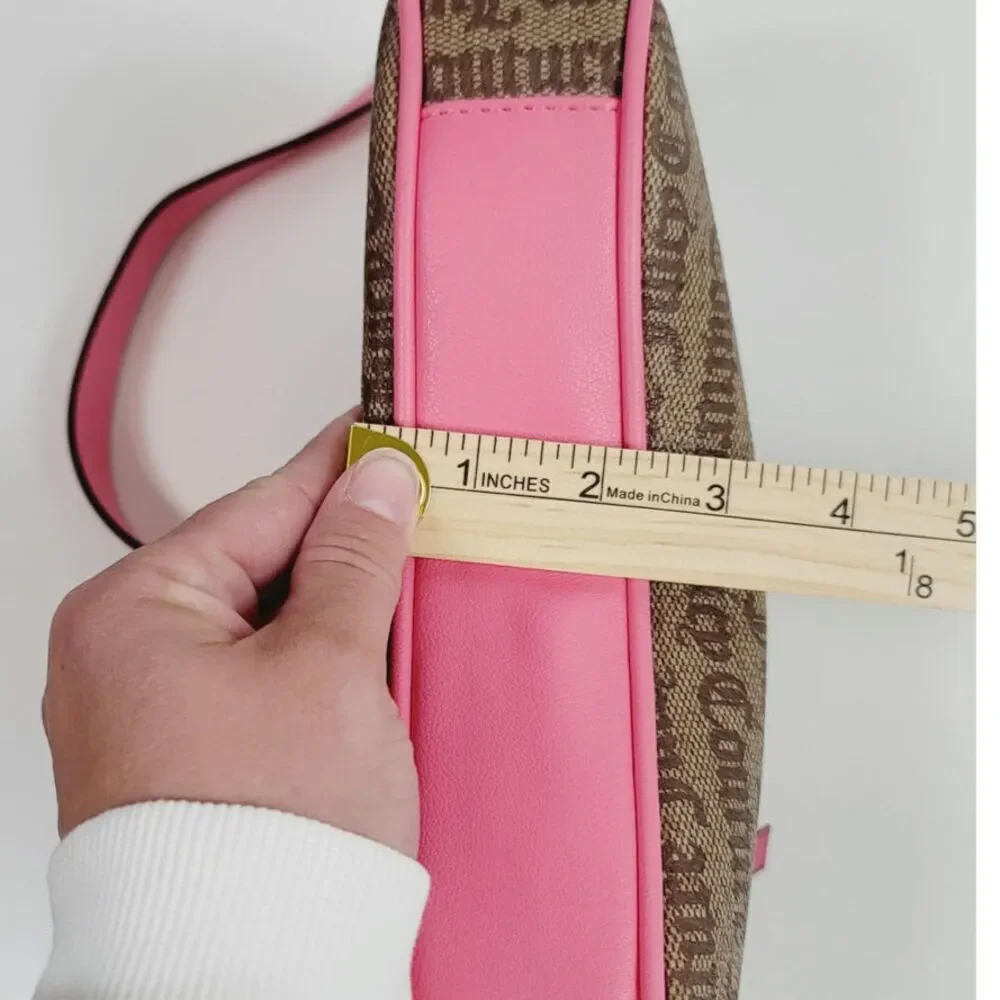 JUICY COUTURE Chestnut Chino Pink Fashionista Shoulder Bag